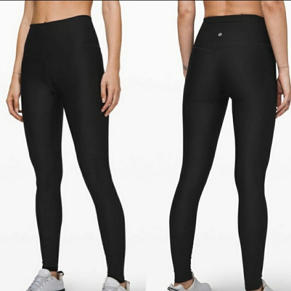 lululemon athletica Pants - Lululemon Black Mapped Out HR 28"